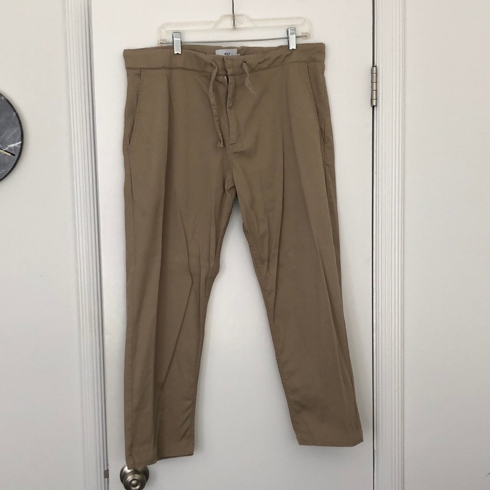 Wax London Beige twill pants